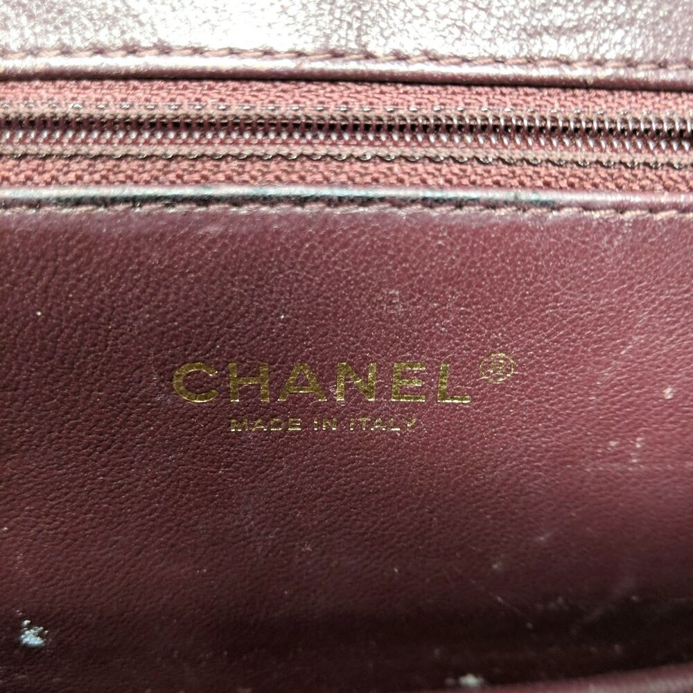Chanel Flap Bag Tan Beauty Lock Chain Strap Shoulder Quilted Crossbody - Picture 12 of 16